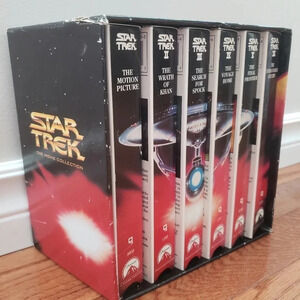 Star Trek The Movie  Collection VHS Set Of 6